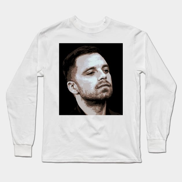 sebastian stan Long Sleeve T-Shirt by oryan80